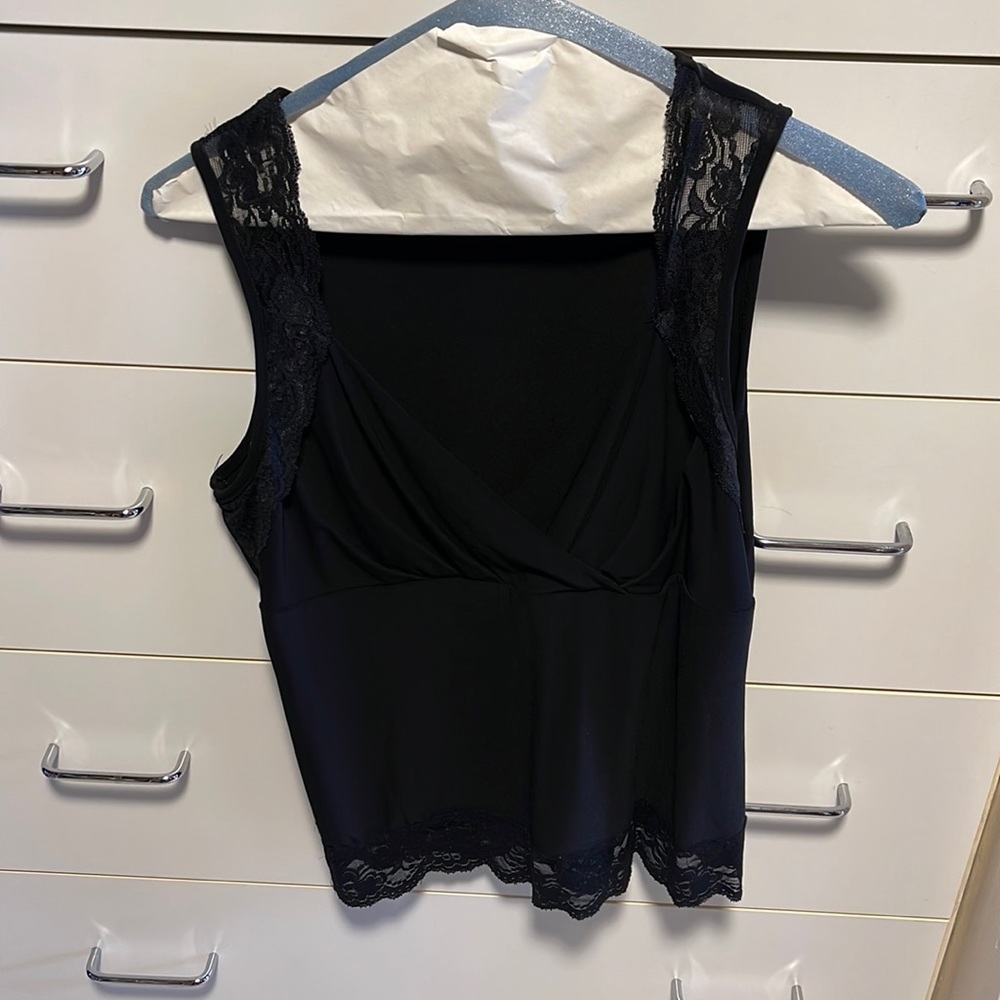 Sexy black tank top